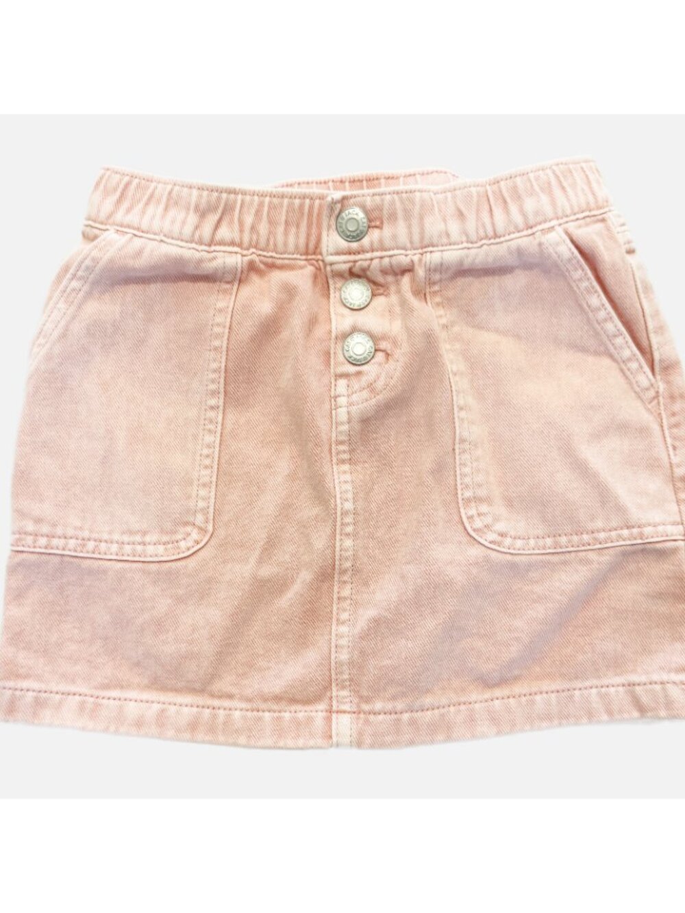 Cat & Jack Girls' Patch Pocket Denim Skirt Girls' XS (4/5) - Picture 2 of 8